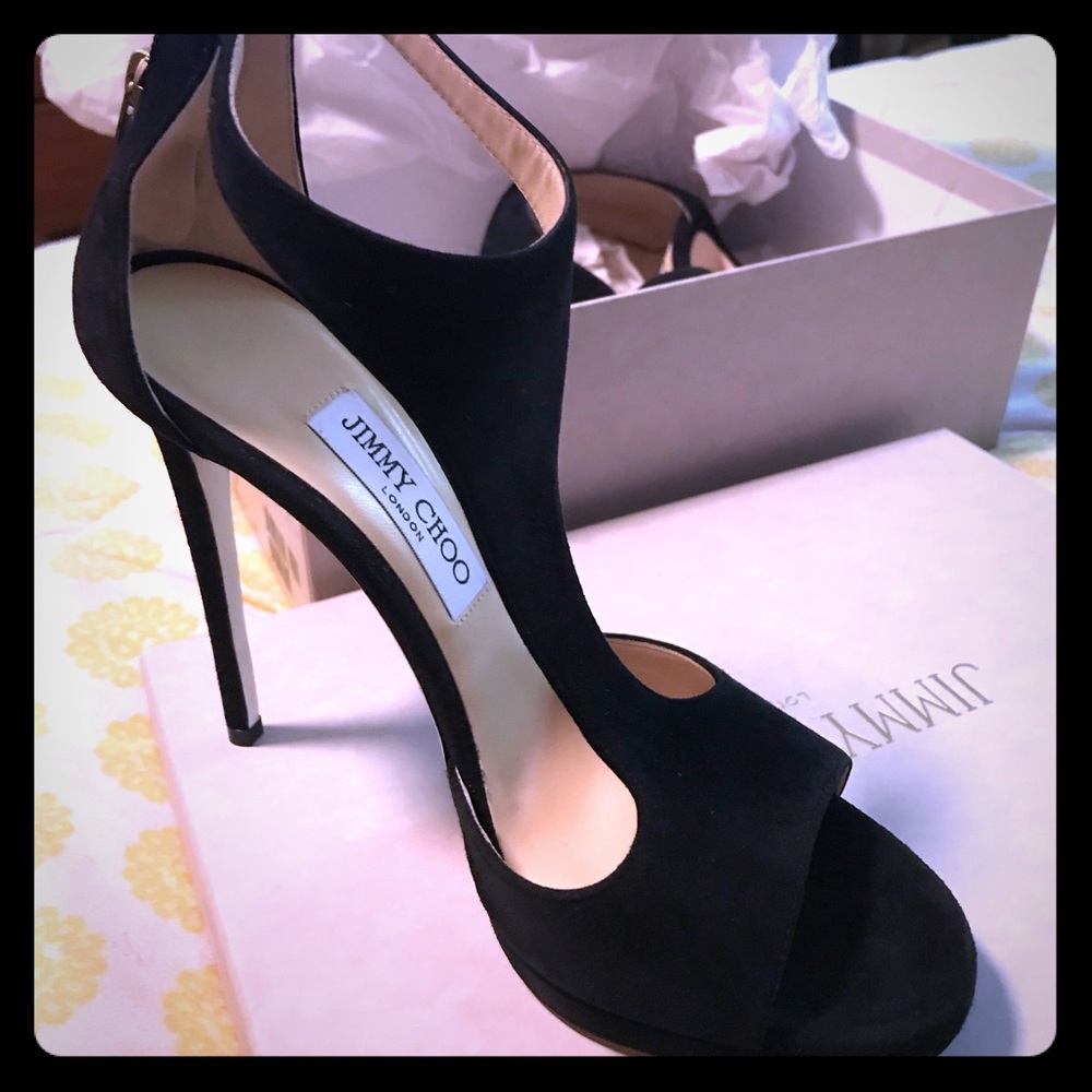 Jimmy Choo Lana Suede Sandal-Please make offers 🙂
